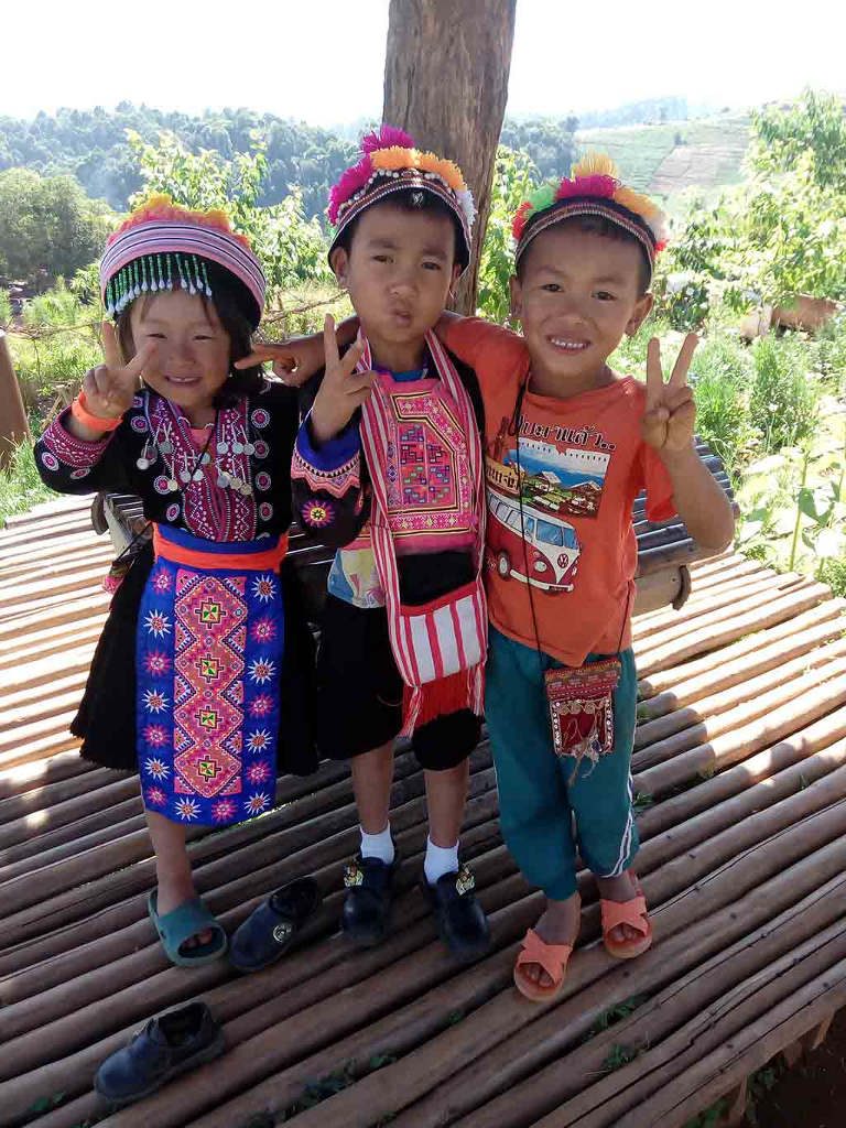 Chiang Mai, Mon Cham - hmong kids